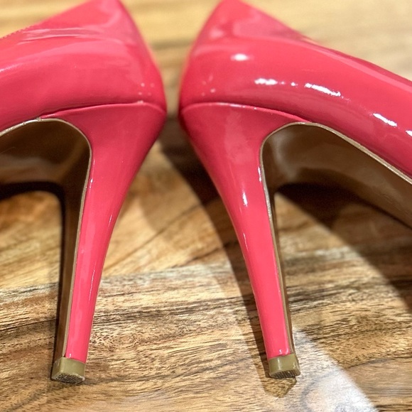 BCBG Orange Open Toe Heeled Pumps - Picture 9 of 13